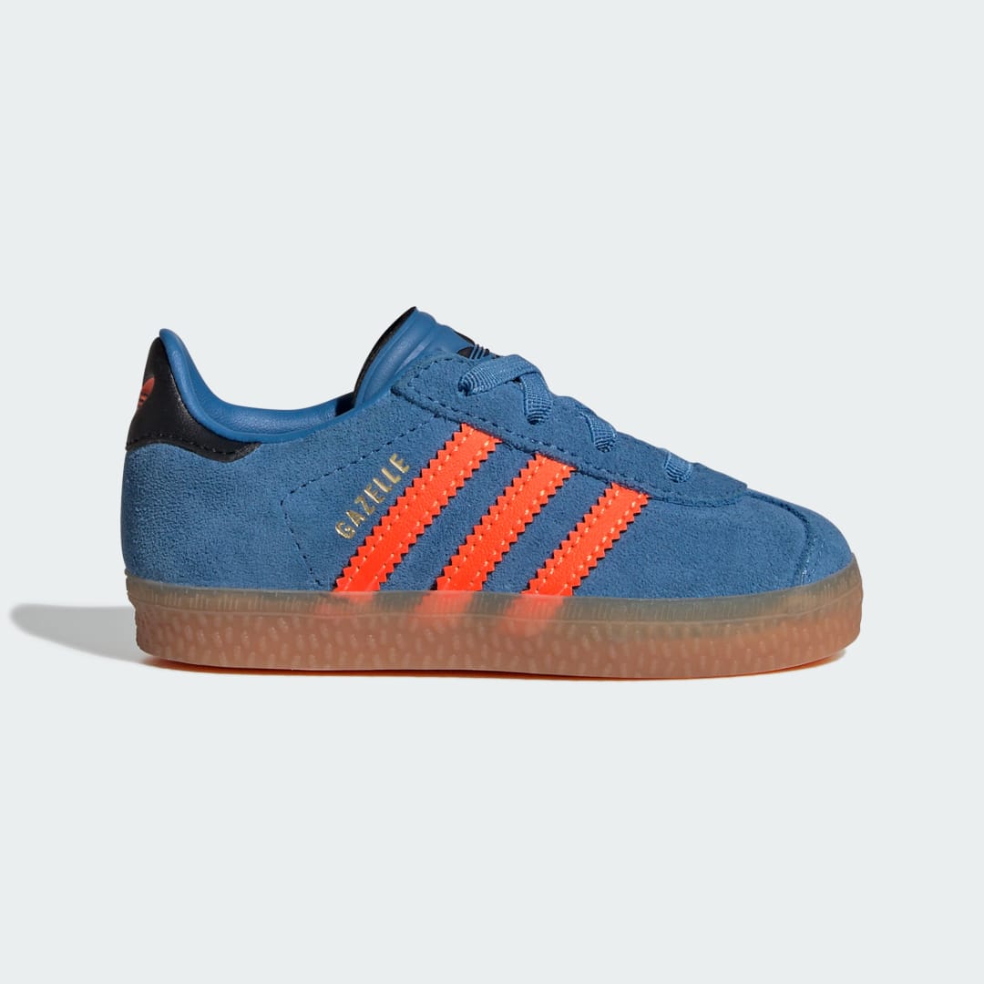 Кецове и обувки adidas Originals Gazelle Comfort Closure Elastic Laces Kids Синьо | JP7134, 0