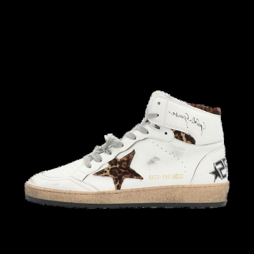 Кецове и обувки Golden Goose Sky Star White Leopard W Бяло | GWF00230-F002193-10805