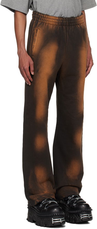 Спортни панталони We11done Washed Logo Sweatpants Кафяво | WD-TA3-24-701-U-BK, 1