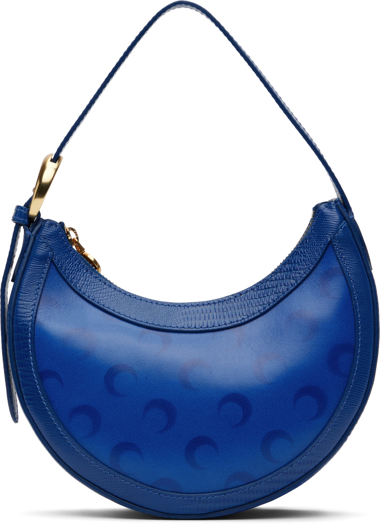 Дамска чанта Marine Serre Marine Serre Moon Airbrushed Leather Eclips Mini Bag Синьо | WBA002A CLEA0053, 0
