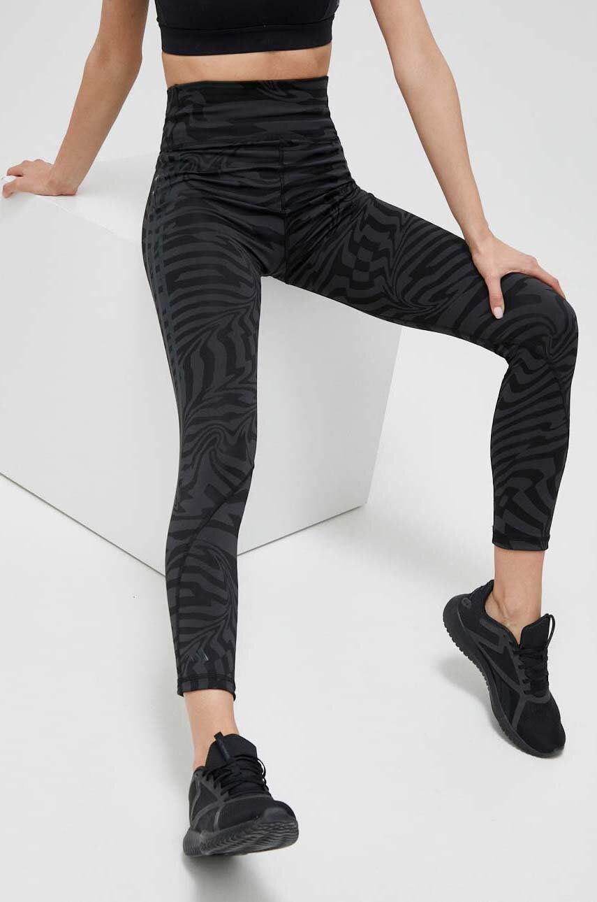 Клинове adidas Performance Optime TrainIcons Jacquard 3-Stripes Leggings Черно | IA7154, 0