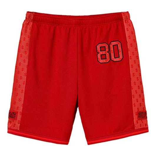 Къси панталони Supreme Monogram Embroidered Athleisure Shorts Червено | SUP-SS18-424, 0