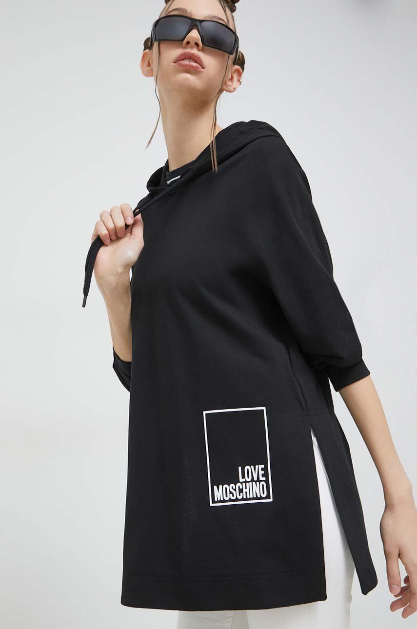 Суитчър Moschino Hoodie Love Черно | W.4.H82.01.M.3876, 0