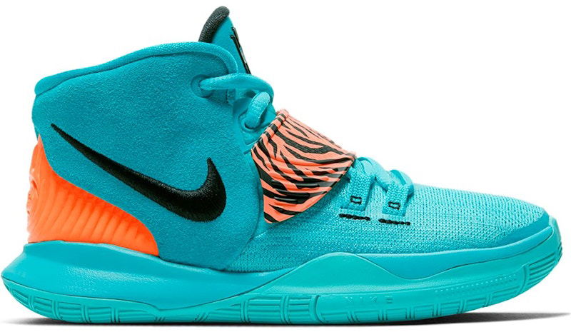 Кецове и обувки Nike Kyrie 6 Oracle Aqua Тюркоазено | BQ5600-300, 0