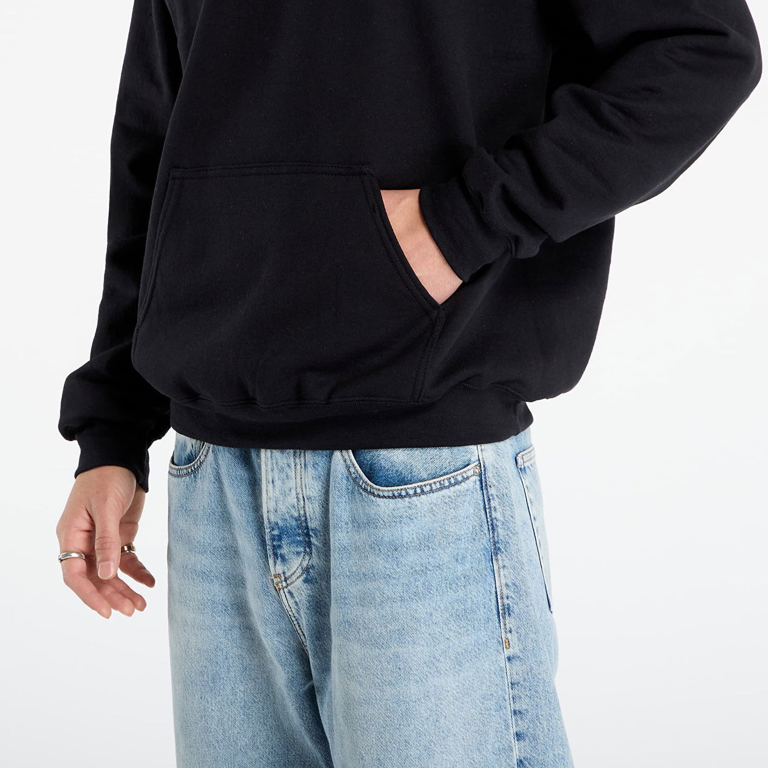Суитчър Thrasher Chrome Genuine Hoodie M Черно | 145763, 1