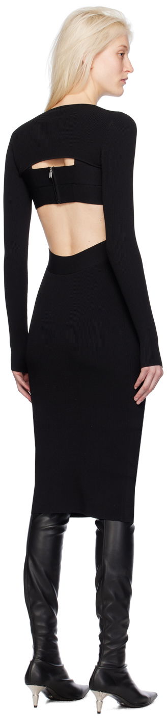 Pокля Dion Lee Harness Bra Midi Dress Черно | A7782PS24, 2