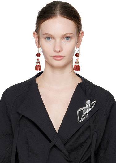 Пръстен Tory Burch Tory Burch Swimmer Brooch Металик | 173638-040, 2