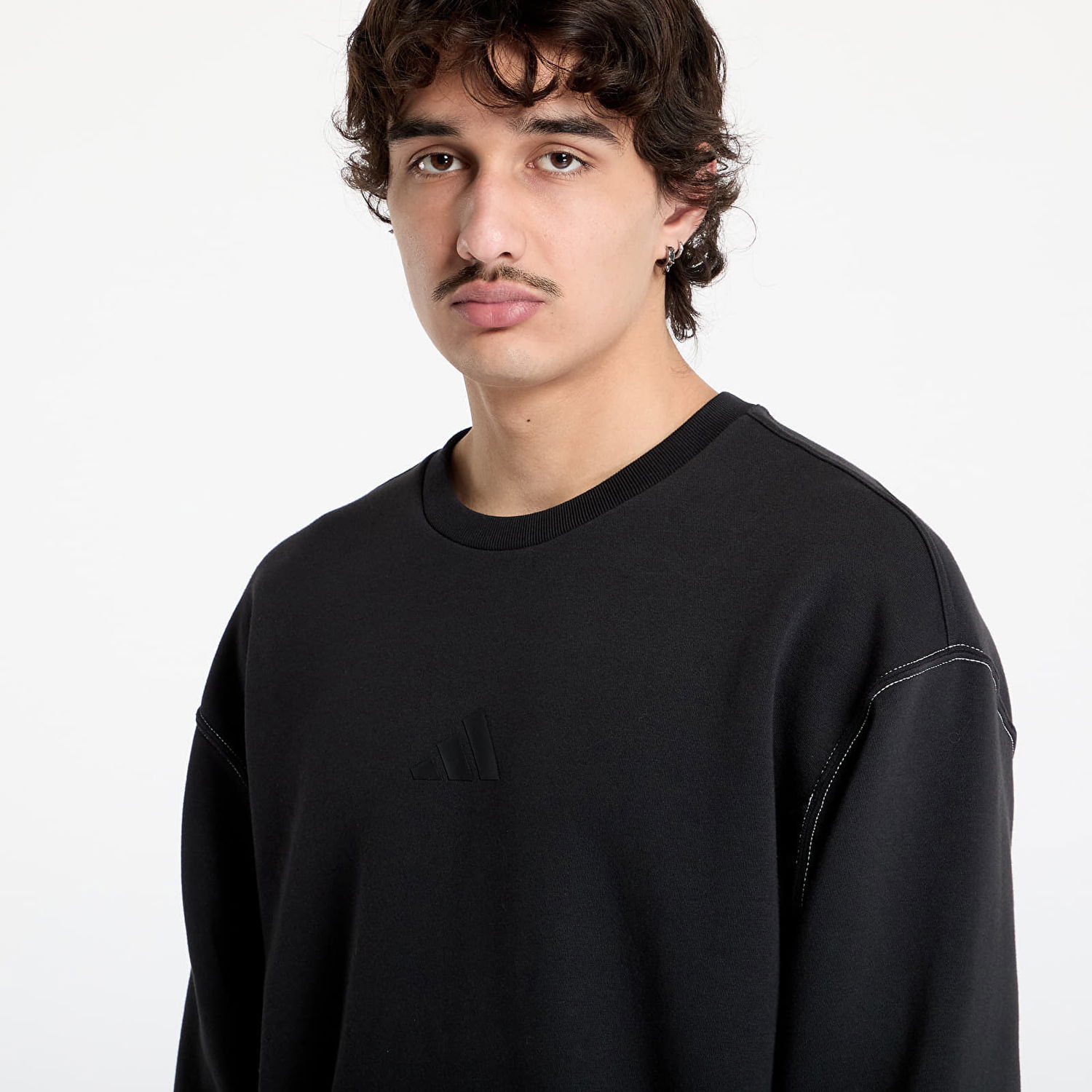 Суитчър adidas Originals All Szn Graphic Crew Sweatshirt Черно | JJ3671, 1
