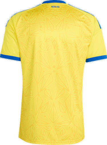 Фланелка adidas Performance Ukraine Home Jersey Жълто | JZ4622, 1