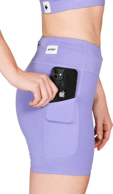 Къси панталони Saysky Saysky Combat+ 7" Short Tights Лилаво | nwrst30c709, 3