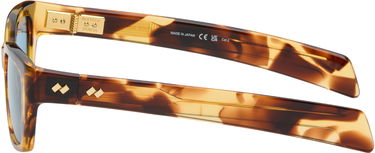 Слънчеви очила Bottega Veneta Thick Rectangular Tortoiseshell Frame Blue Lens Sunglasses Кафяво | BV1393S-006, 2