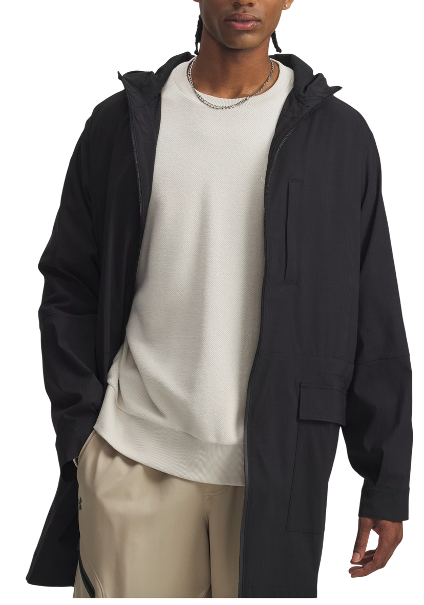 Парка Under Armour Unstoppable Textured Long Hooded Jacket Черно | 6008870-001