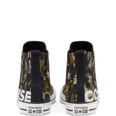 Кецове и обувки Converse All Star Wordmark and Camo Print Зелено | 166232C, 1