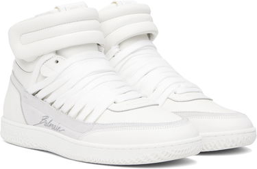 Облекло Balmain Balmain Swan Mid-Top Бяло | EM0VH388LTSU, 3