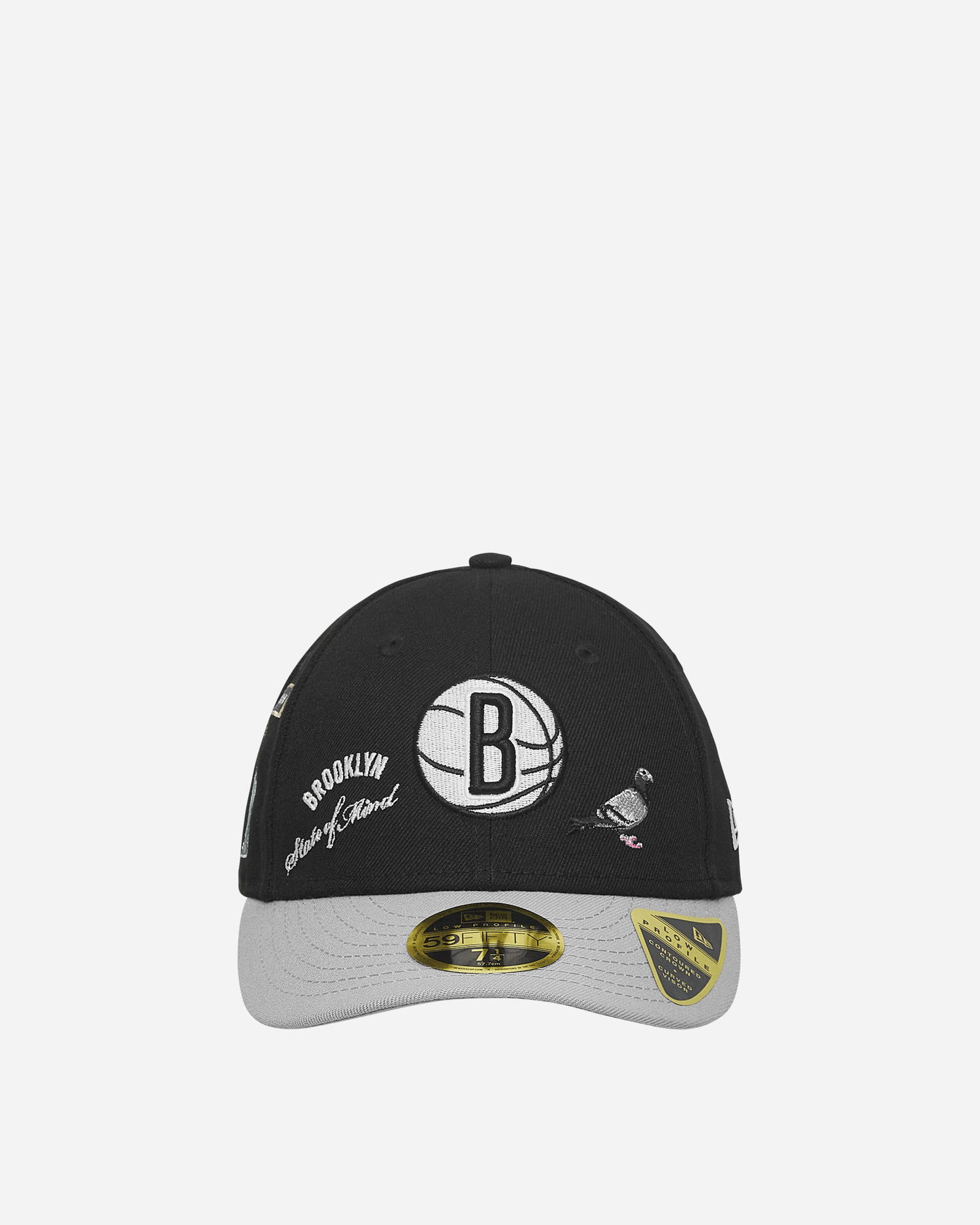 Шапка с козирка New Era Staple x NBA Brooklyn Nets LP5950 Fitted Cap Черно | 13099852 BLACK, 0