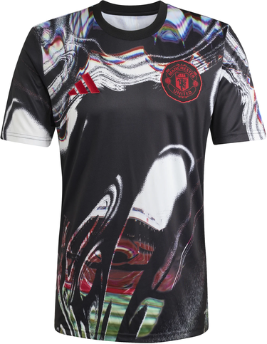 Фланелка adidas Originals Manchester United Prematch 2025/26 T-Shirt Черно | ka6419, 0