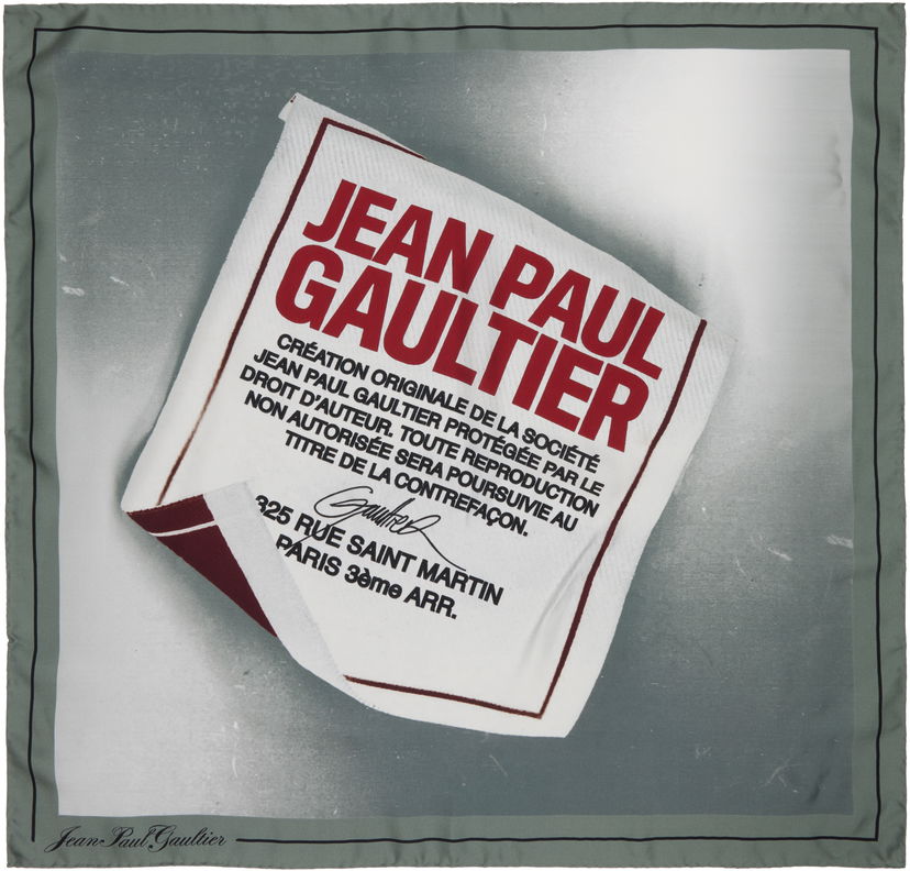 Шал Jean Paul Gaultier 'The Label' Scarf Бяло | 25/04-U-AC043-W044-020130