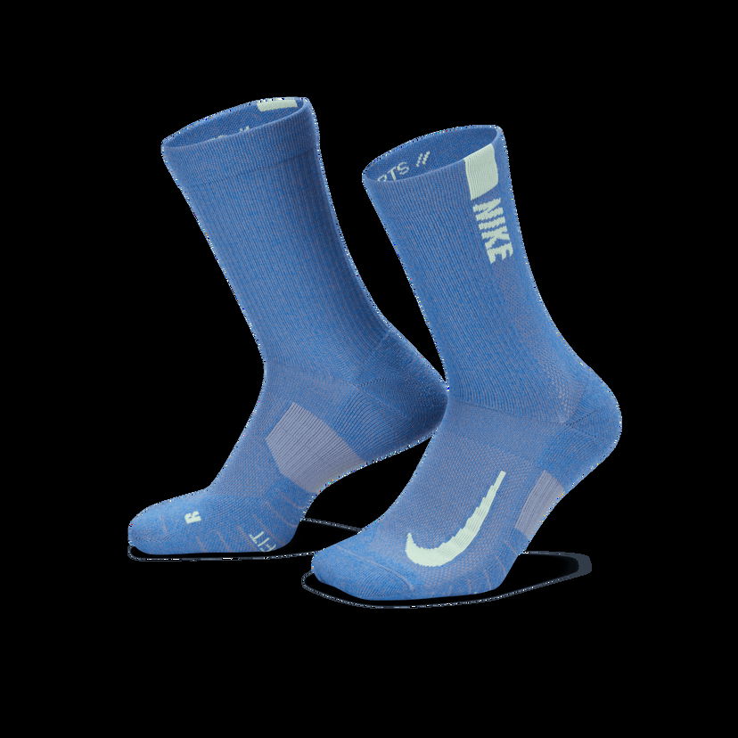 Чорапи Nike Multiplier 2 Pairs Синьо | SX7557-991