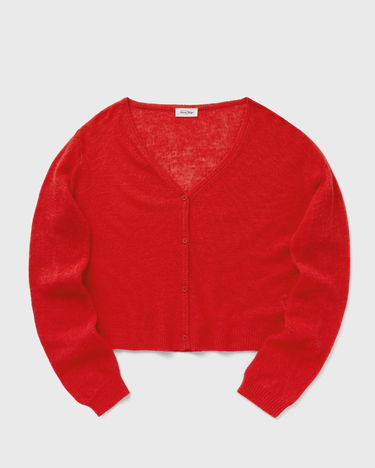 Пуловер American Vintage American Vintage Knit Cropped Cardigan Червено | DUM19AE25-PASSION, 0
