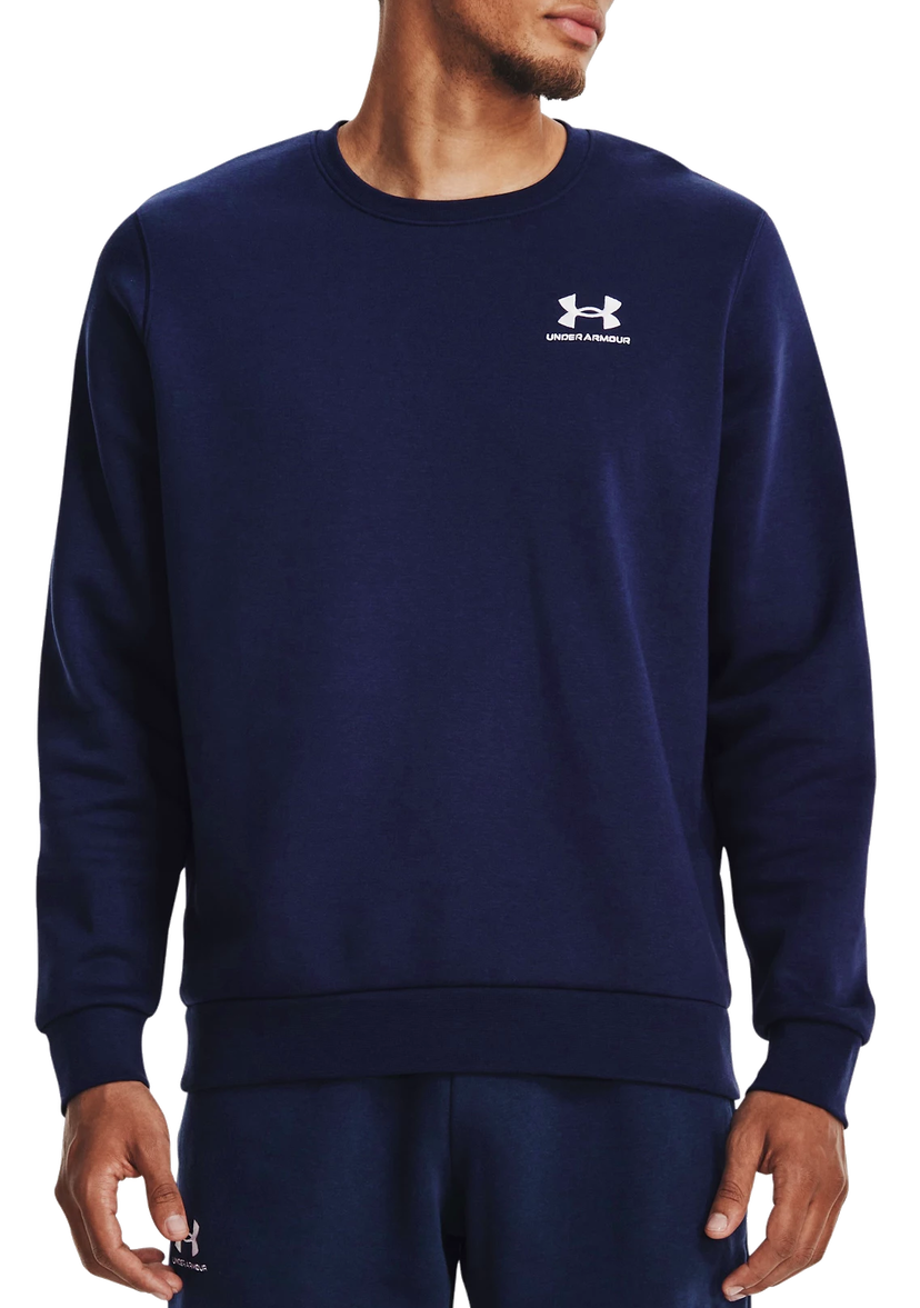 Суитчър Under Armour Essential Fleece Crew Neck Sweatshirt Тъмно синьо | 1374250-410