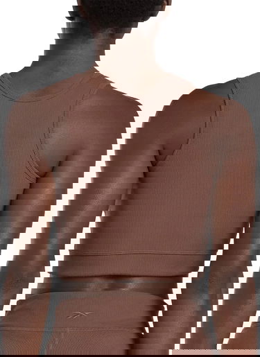 Потник Reebok Reebok Studio Rib Crop Tank Top Кафяво | 100075385, 3