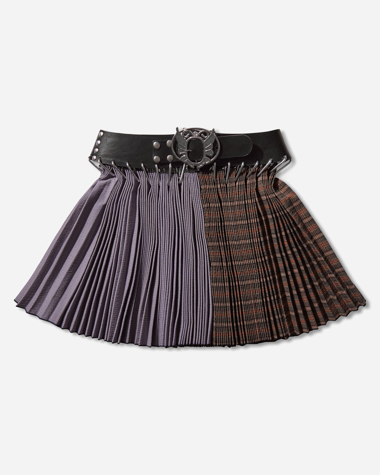 Пола Chopova Lowena Cotton Mini Carabiner Skirt Многоцветен | 3343 PRPLBRWN, 1