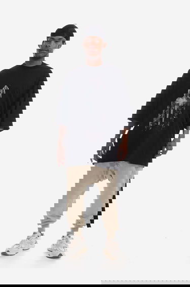 Спортни панталони Rick Owens Rick Owens DRKSHDW Drop-Crotch Sweatpants Бежово | DU01C6395.RIG.PEARL, 4