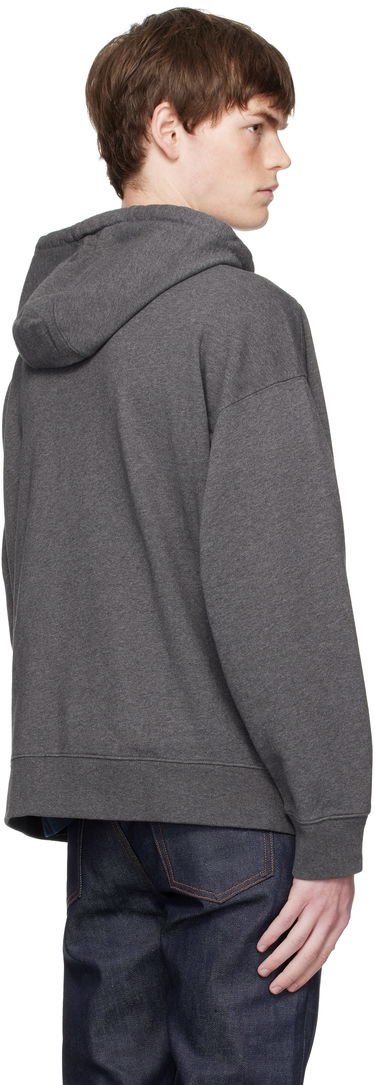Суитчър MAISON KITSUNÉ Kitsuné Fox Head Patch Oversize Fullzip Hoodie Сиво | PM02138KM0340, 2