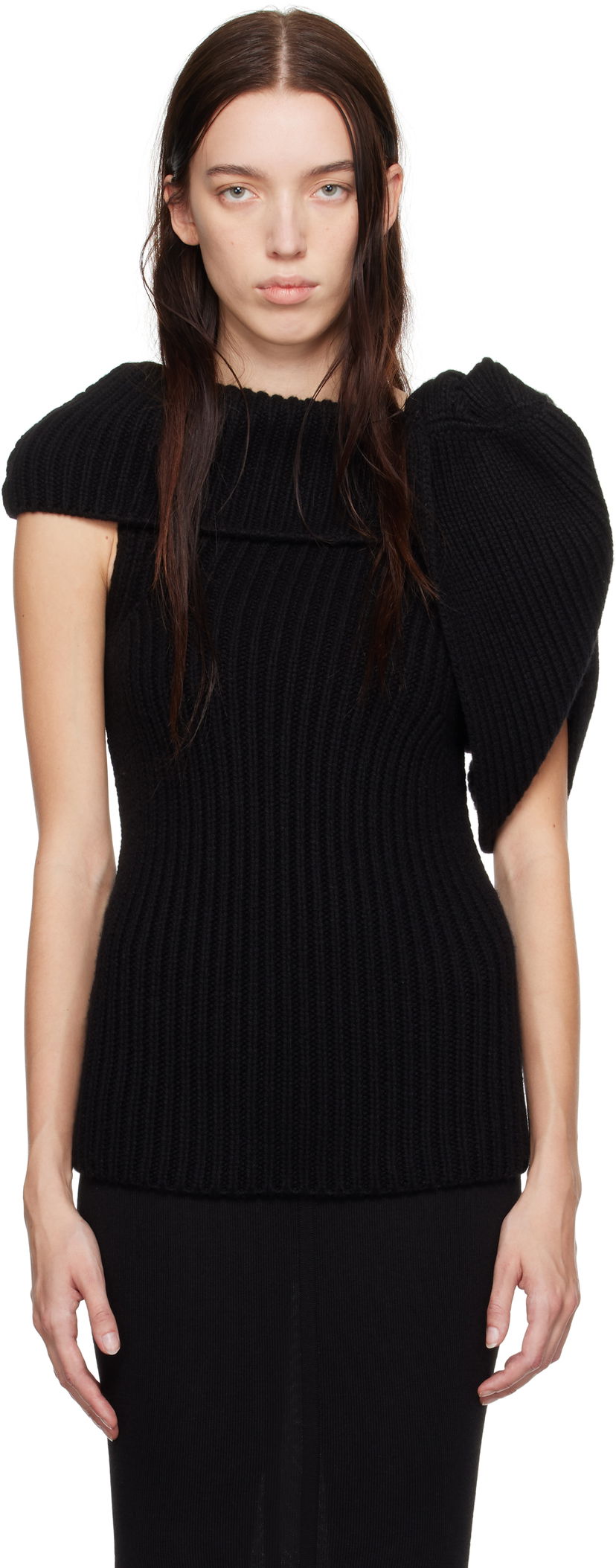 Потник Rick Owens Banded Top Черно | RO02D3666 HWS