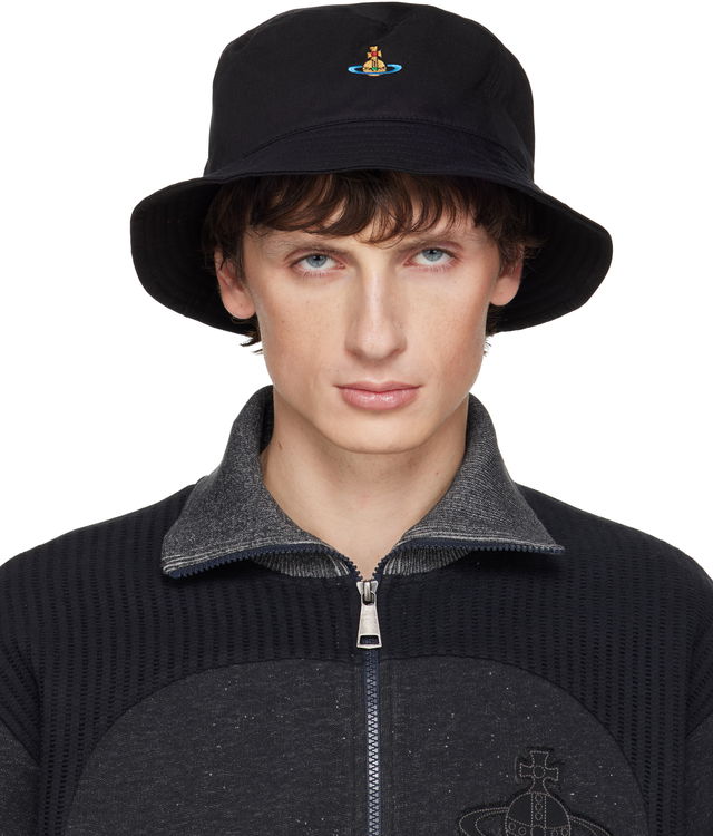 Vivienne Westwood Embroidered Logo Bucket Hat