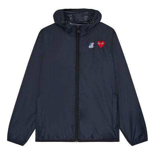 Ветровка Comme des Garçons PLAY x Zip Jacket Синьо | P1J501-NAVY