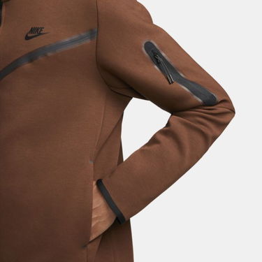 Суитчър Nike Hoodie Sportswear Tech Fleece Кафяво | cu4489-259, 4