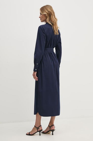 Pокля Polo by Ralph Lauren Long Sleeve Midi Shirt Dress Синьо | 211944007, 2