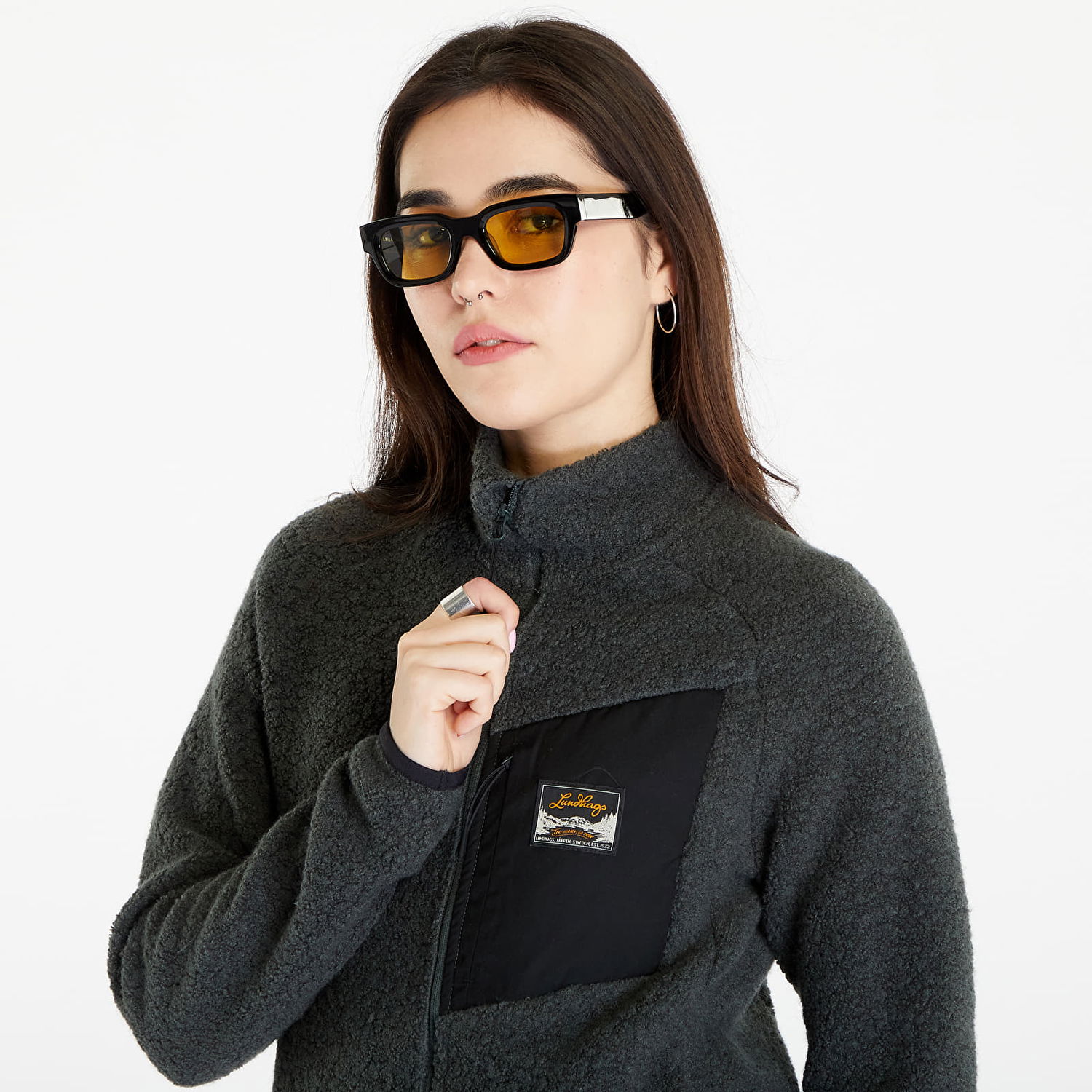 Яке Lundhags Flok Pile Wool Fleece Jacket Сиво | 1123100-484, 1