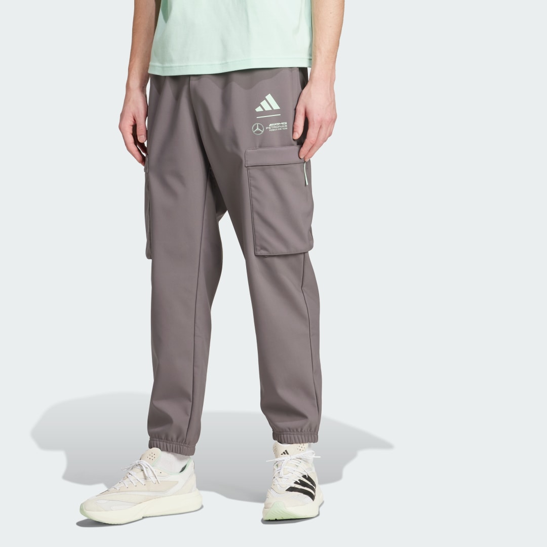 Карго панталони adidas Performance Mercedes - AMG Petronas Formula One Team Premium Woven Pants Сиво | JY3034, 0