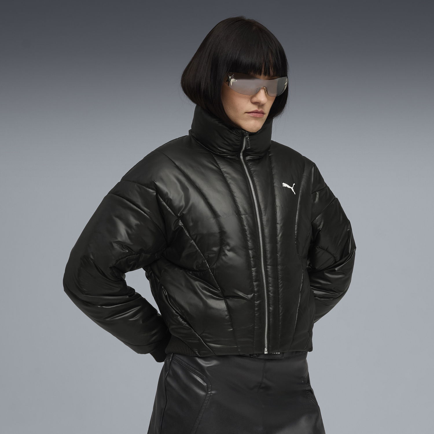 Пухо яке Puma DARE TO Cropped Puffer Jacket Черно | 632173_01, 0