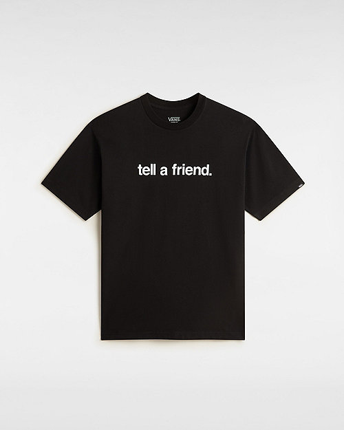 Тениска Vans Tell A Friend T-Shirt, Size L Черно | VN000P4YBLK, 0