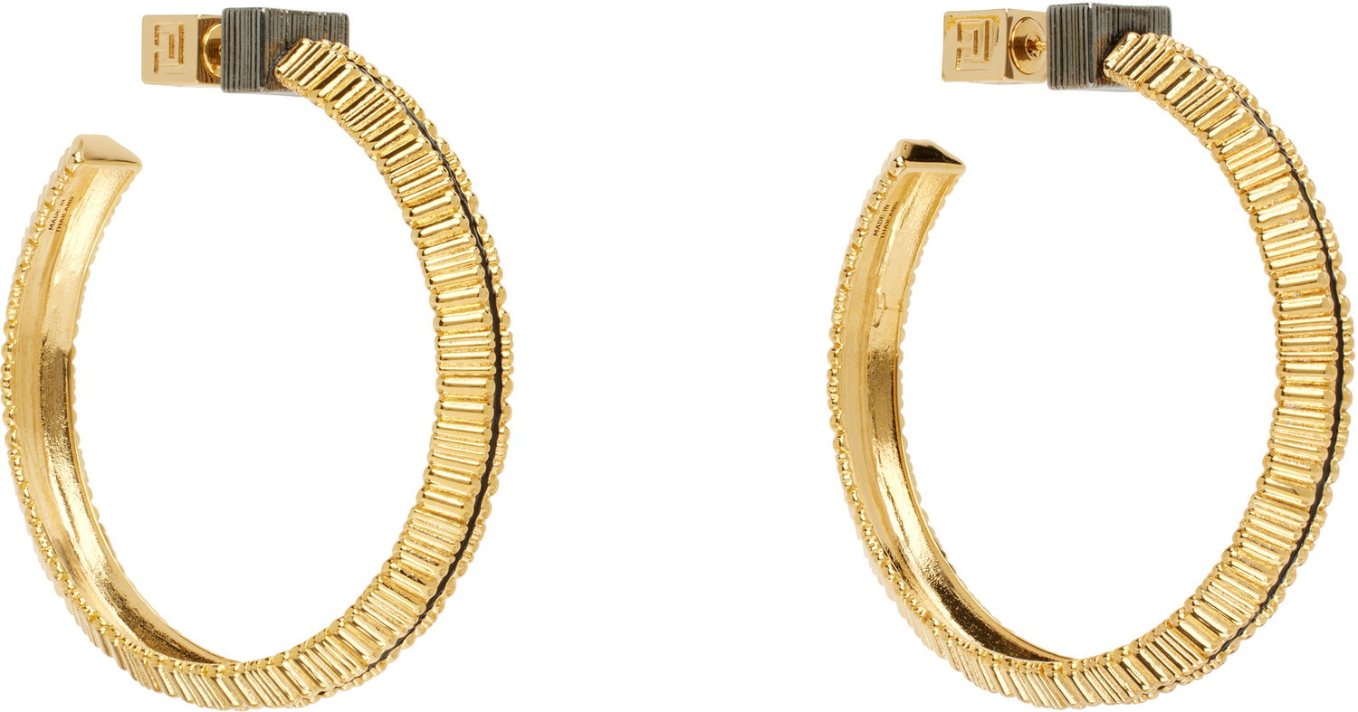 Обеци Balmain Balmain Perfume Hoop Earrings Жълто | EN0XK486MBEL, 1