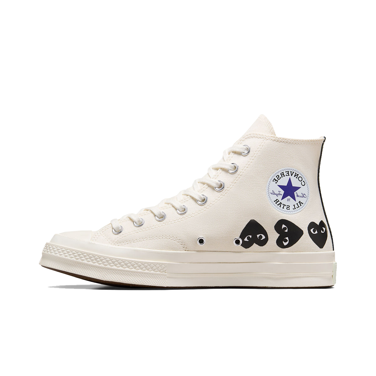 Кецове и обувки Converse Comme des Garçons PLAY x Chuck 70 Hi Бяло | A08148C, 0