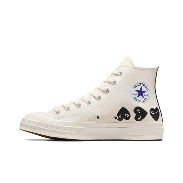 Кецове и обувки Converse Comme des Garçons PLAY x Chuck 70 Hi Бяло | A08148C, 0