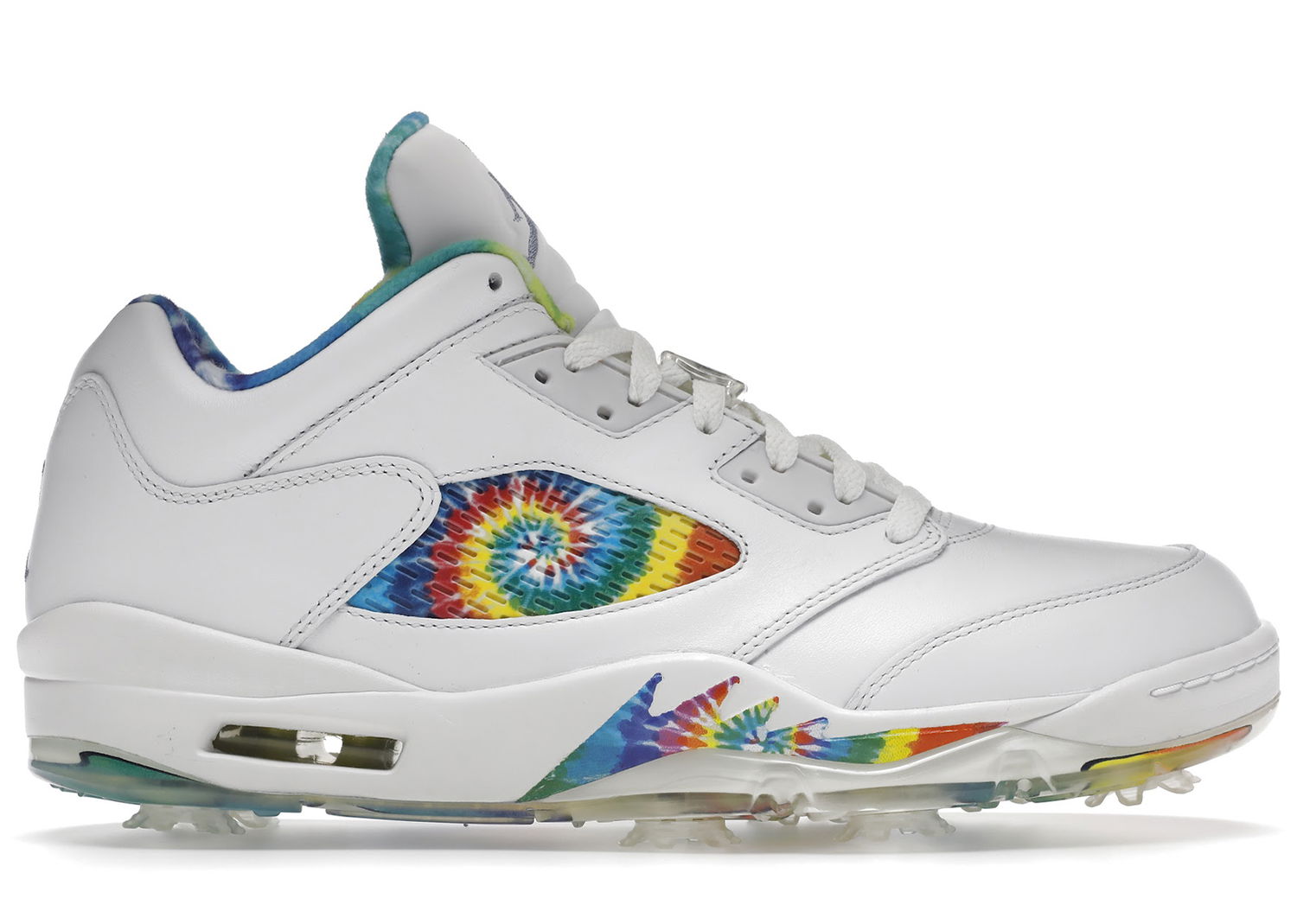 Кецове и обувки Jordan Jordan 5 Retro Low Golf Tie Dye Бяло | CW4205-100, 0