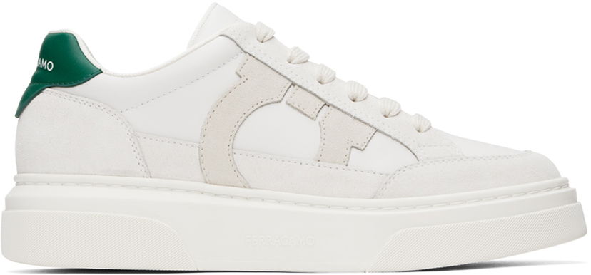 Облекло FERRAGAMO Ferragamo Gancini Outline Low Cut Бяло | 769881