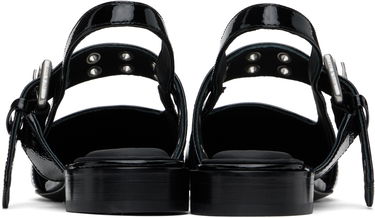 Pокля rag & bone rag & bone Astra Leather Slingback Ballerina Flats Черно | WFF24FF000PA0, 1