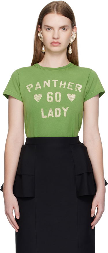 Тениска Valentino Valentino Printed Cotton T-Shirt Зелено | 7B3MG24Y9GL, 0