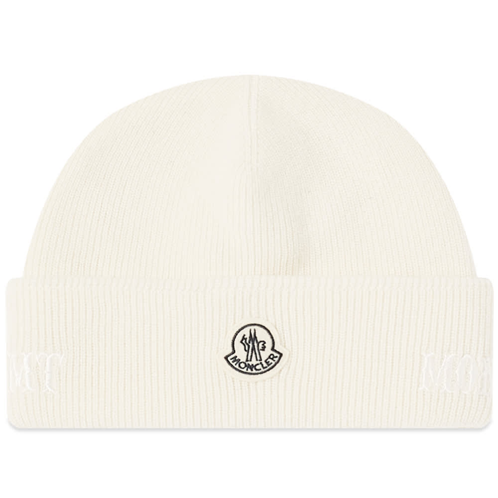 Шапка Moncler Genius x Fragment Berretto Beanie Бяло | 3B000-02-M115-034, 0