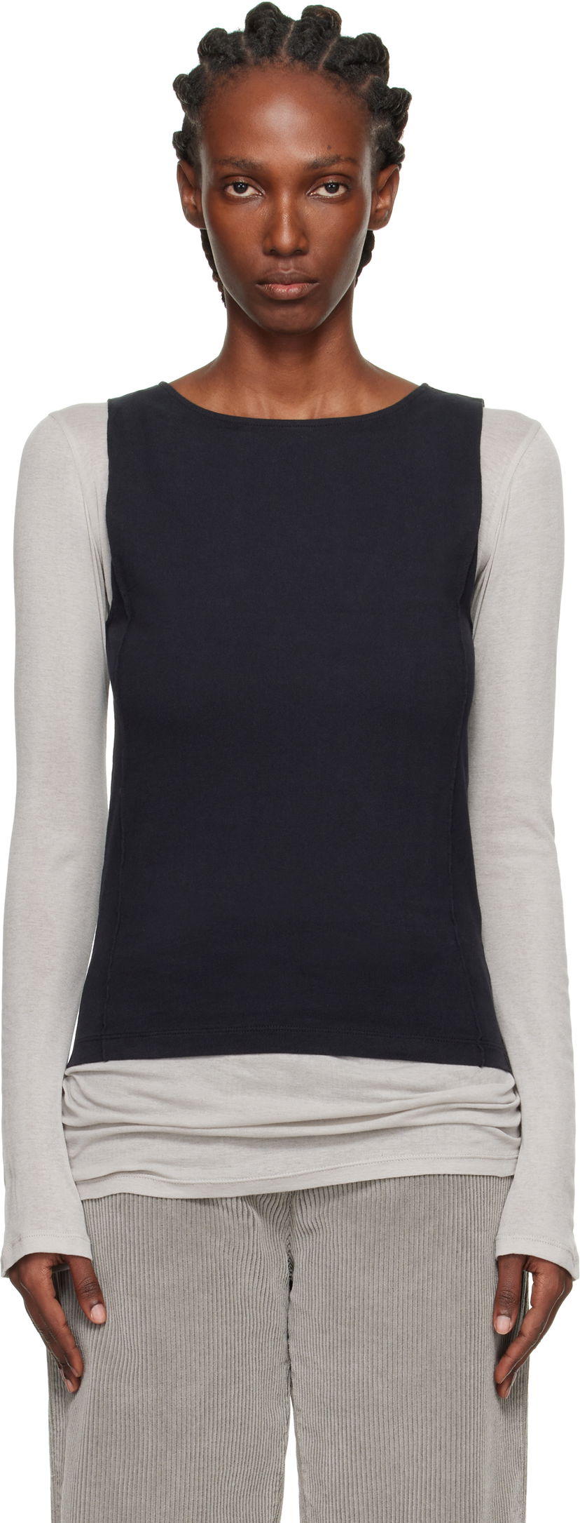 Потник OUR LEGACY Sleeveless Lounge Top Черно | W4256LC
