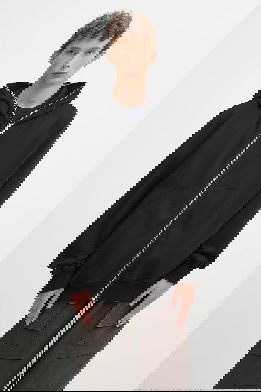 Суитчър Rick Owens Rick Owens DRKSHDW Jumbo Gimp Hoodie Черно | DU02E7283.RIG, 0