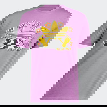 Тениска adidas Originals Cartoon Trefoil T-shirt Розово | HP1019, 4