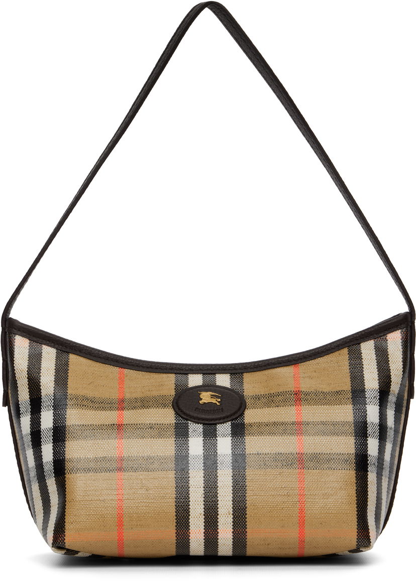 Чанта през рамо Burberry Burberry Mini Highlands Shoulder Bag Бежово | 8112278