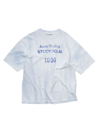 Тениска Acne Studios Stockholm 1996 Stamp T-shirt Синьо | BL0319-AAV / FN-MN-TSHI000424